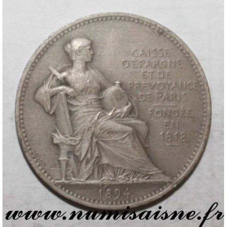 FRANCE - County 75 - PARIS - SAVINGS BANK AND FORESIGHT 'CAISSE D'EPARGNE' - 1894