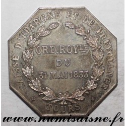 FRANCE - County 37 - TOURS - SAVINGS BANK AND FORESIGHT 'CAISSE D'EPARGNE' - 1833