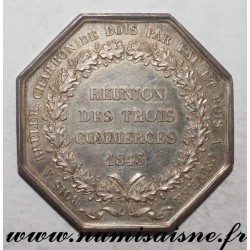 MEDAILLE - 75 - PARIS - MEETING OF THE THREE BUSINESSES - 1843