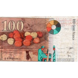 FAY 74/01 - 100 FRANCS CEZANNE - 1997 - PICK 158