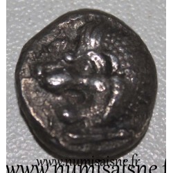 GRÉCE ANTIQUE - HÉCATOMNOS SATRAPES (GOUVERNEUR) DE CARIE - 395 - 377 Avant JC - DRACHME - Tête de Lion