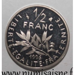 FRANCE - KM 931.1 - 1/2 FRANC 1996 - TYPE SOWER