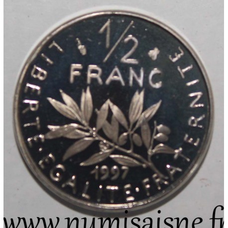 FRANKREICH - KM 931.1 - 1/2 FRANC 1997 - TYP SAMAAN