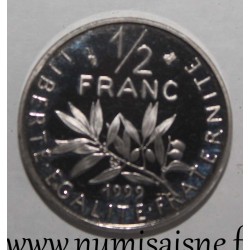 FRANCE - KM 931.1 - 1/2 FRANC 1999 - TYPE SOWER