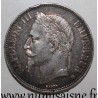 FRANCE - KM 799 - 5 FRANCS 1868 BB - Strasbourg - TYPE NAPOLÉON III