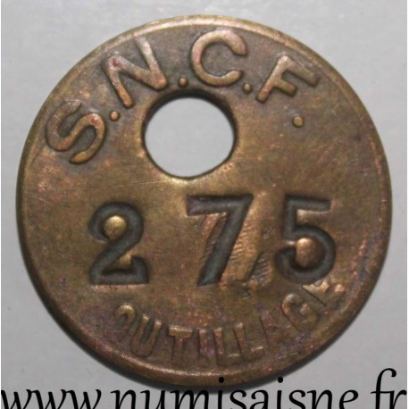 FRANCE - SNCF - TOOL TOKEN - No 275 - UNIFACE