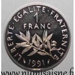 FRANKREICH - KM 925 - 1 FRANC 1991 - TYP SÄMANN