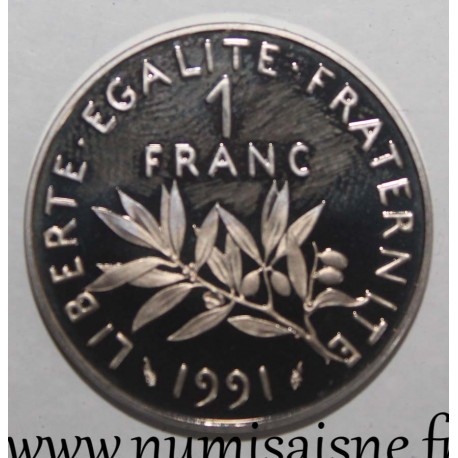 FRANCE - KM 925 - 1 FRANC 1991 - TYPE SOWER