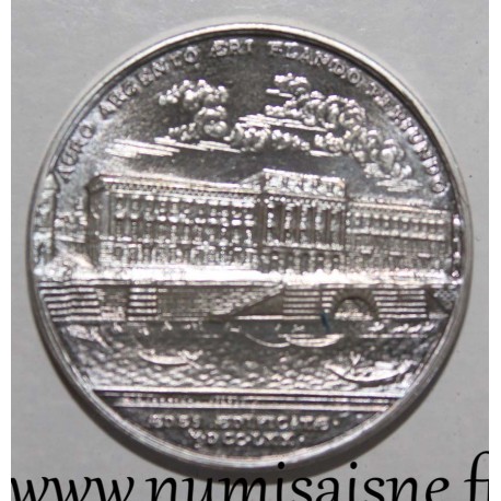 MEDAILLE DE LA MONNAIE DE PARIS ISSU DU COFFRET BELLE EPREUVE DE 1991