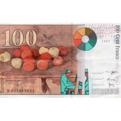 FRANCE - PICK 158 - 100 FRANCS CEZANNE - 1997