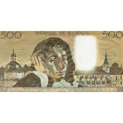 FRANCE - PICK 156 - 500 FRANCS PASCAL - 03/11/1977 - P.83