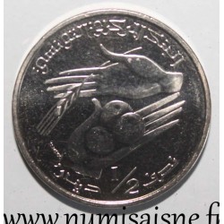 TUNISIE - KM 346 - 1/2 DINAR 2009 - FAO