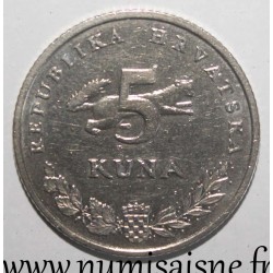 CROATIE - KM 11 - 5 KUNA 2001 - OURS