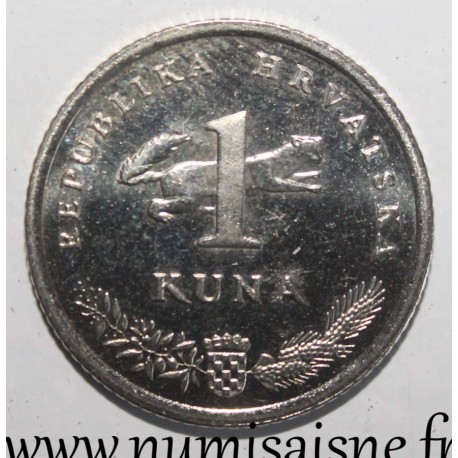 CROATIA - KM 20 - 1 KUNA 1993 - Nightingale