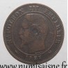 FRANKREICH - KM 776 - 2 CENTIMES 1855 B - Rouen - NAPOLEON III - Hund