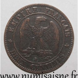 FRANKREICH - KM 776 - 2 CENTIMES 1855 B - Rouen - NAPOLEON III - Hund