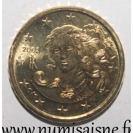 ITALY - KM 213 - 10 EURO CENT 2002 - FROM SANDRO BOTTICELLI