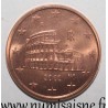 ITALY - KM 212 - 5 EURO CENT 2002 - ROME COLISEUM