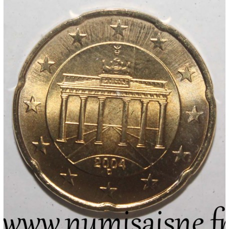 GERMANY - KM 211 - 20 CENT 2004 D - Munich