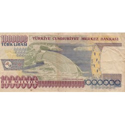 TURKEY - PICK 213 - 1 000 000 LIRA - 1970 (2002)