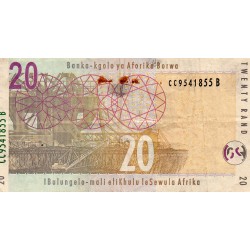 SOUTH AFRICA - PICK 129 a  - 20 RAND - 2005 - ELEPHANTS