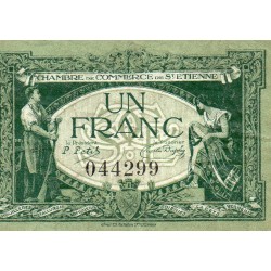 42 - SAINT-ETIENNE - CHAMBRE DE COMMERCE - 1 FRANC - 12/01/1921