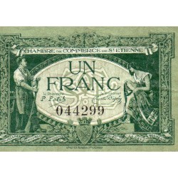 42 - SAINT-ETIENNE - HANDELSKAMMER - 1 FRANC - 12/01/1921