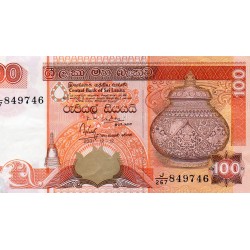 SRI LANKA - PICK 111 b  - 100 RUPEES - 12/12/2001