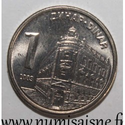 SERBIEN - KM 34 - 1 DINARS 2003 - Nationalbank