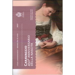 SAN MARINO - 2 EURO 2021 - 400 YEARS OF THE BIRTH OF CARAVAGGIO