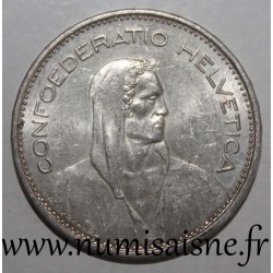 SWITZERLAND - KM 40 - 5 FRANCS 1965 B - Berne