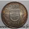 SWITZERLAND - KM 40 - 5 FRANCS 1965 B - SHEPHERD'S HEAD