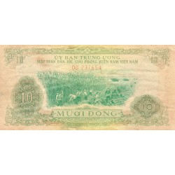 SOUTH VIETNAM - PICK R.7 - 10 DÔNG - NO DATE (1963)