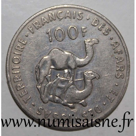 AFARS ET ISSAS - KM 19 - 100 FRANCS 1975