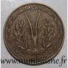 FRENCH WEST AFRICA - TOGO - KM 9 - 25 FRANC 1957 - GAZELLE