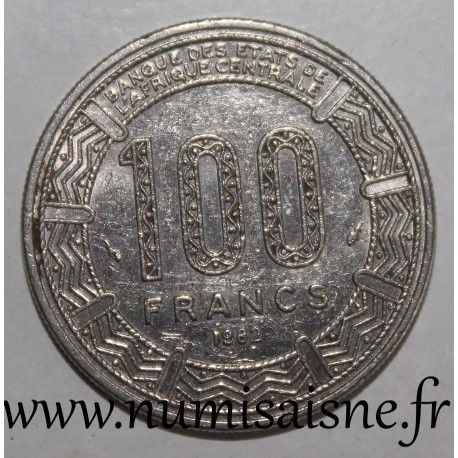 GABON - KM 13 - 100 FRANCS 1982