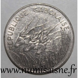 GABON - KM 13 - 100 FRANCS 1982