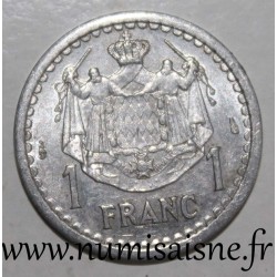 MONACO - KM 120 - 1 FRANC 1943 - UNDATIERT - LOUIS II