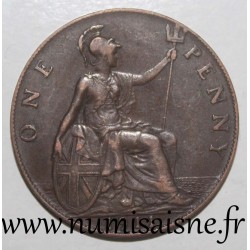 GRANDE BRETAGNE - KM 810 - 1 PENNY 1911 - GEORGE V