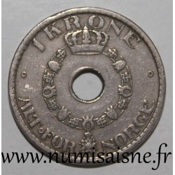 NORVEGE - KM 385 - 1 KRONE 1925 - HAAKON VII