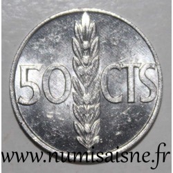 ESPAGNE - KM 795 - 50 CENTIMOS 1966 - 73 Dans l'étoile