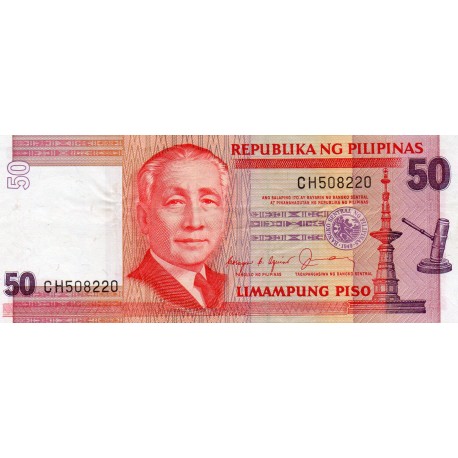PHILIPPINES - PICK 171 a - 50 PISO - NO DATE (1987-94)