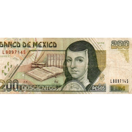 MEXIQUE - PICK 109 b - 200 PESOS - 10/05/1996