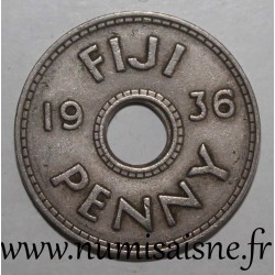 Fiji - KM 2 - 1 PENNY 1936 - GEORGE V