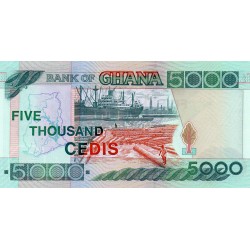 GHANA - PICK 34 - 5 000 CEDIS - 01/07/2000