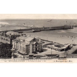 County - 62200 - PAS DE CALAIS - BOULOGNE-SUR-MER - THE CASINO AND THE JETTY