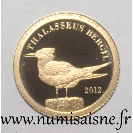 TOKELAU - 5 DOLLAR 2012 - THALASSEUS BERGII TOKELAU - 5 DOLLAR 2012 - THALASSEUS BERGII