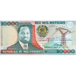 MOZAMBIQUE - PICK 137 - 10000 METICAIS - 16/06/1991