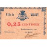 Komitat 52 - WASSY - 25 CENTIMES - Februar 1916