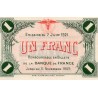 COUNTY 52 - ST DIZIERS - 1 FRANC 1921 - 07.06 - CHAMBER OF COMMERCE